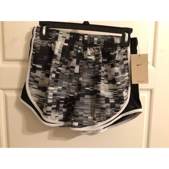 Nike Pants - NIKE Dri-Fit Running Shorts NWT Women's S Black Gray Lined Athletic‎ DX0044-010